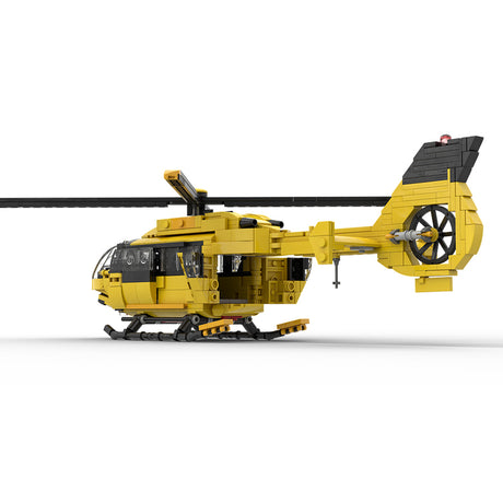 MOC-203640 Airbus H145 ADAC Klemmbausteine - LesDiy