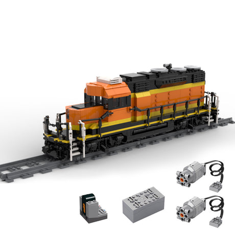 MOC-66357 BNSF SD28P (Refreshed) Klemmbausteine - LesDiy