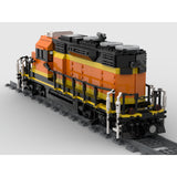 MOC-66357 BNSF SD28P (Refreshed) Klemmbausteine - LesDiy