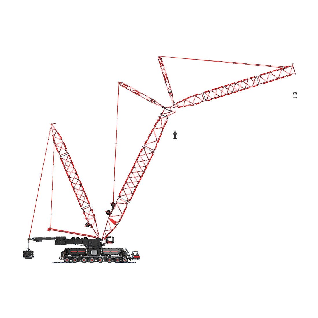 LG1750 Crane Klemmbausteine - LesDiyLesDiy