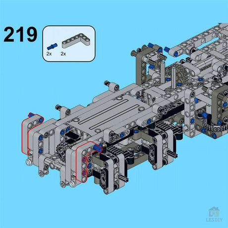 Liebherr LTM1750 Kran V3.0 mit 12 Motoren Klemmbausteine - LesDiyLesDiy