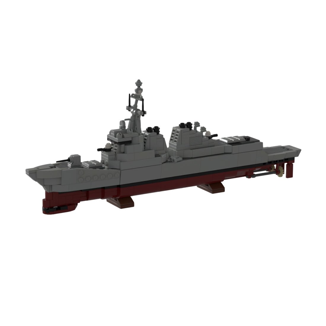 Maßstab 1/485: USS Oscar Austin DDG - 79 – Militär klemmbausteine - LesDiyLesDiy