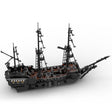 Medieval Pirate Ghost Ship Building Blocks MOC - LesDiyLesDiy