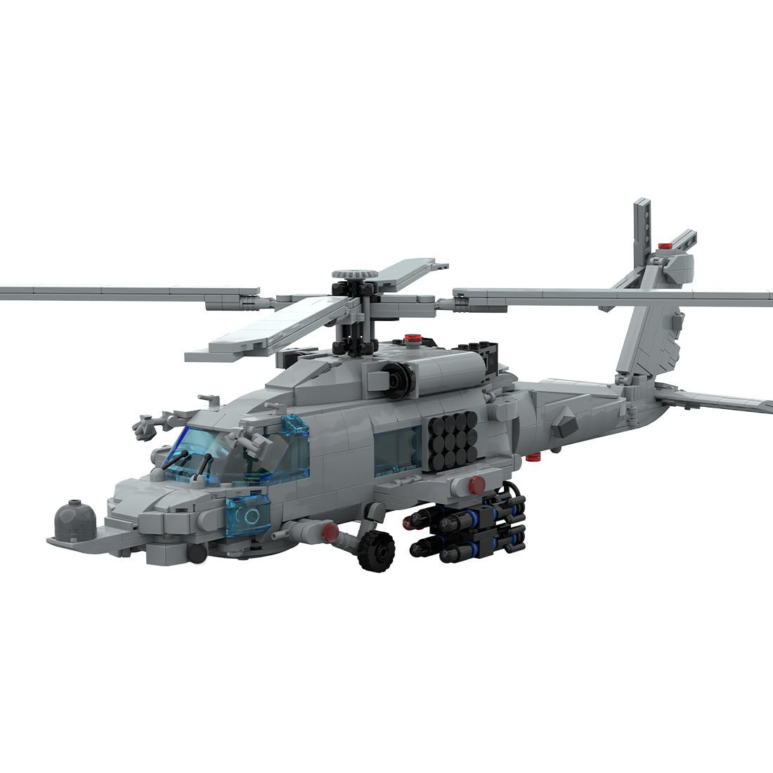 MH - 60R Seahawk - Hubschrauber Klemmbausteine - LesDiyLesDiy