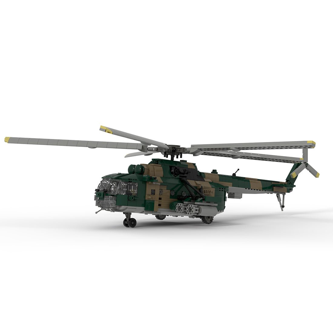 MI - 8MT Hubschrauber Militär Klemmbausteine - LesDiyLesDiy