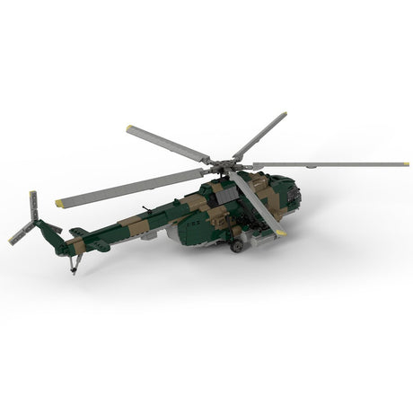 MI - 8MT Hubschrauber Militär Klemmbausteine - LesDiyLesDiy