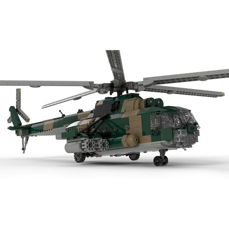 MI - 8MT Hubschrauber Militär Klemmbausteine - LesDiyLesDiy