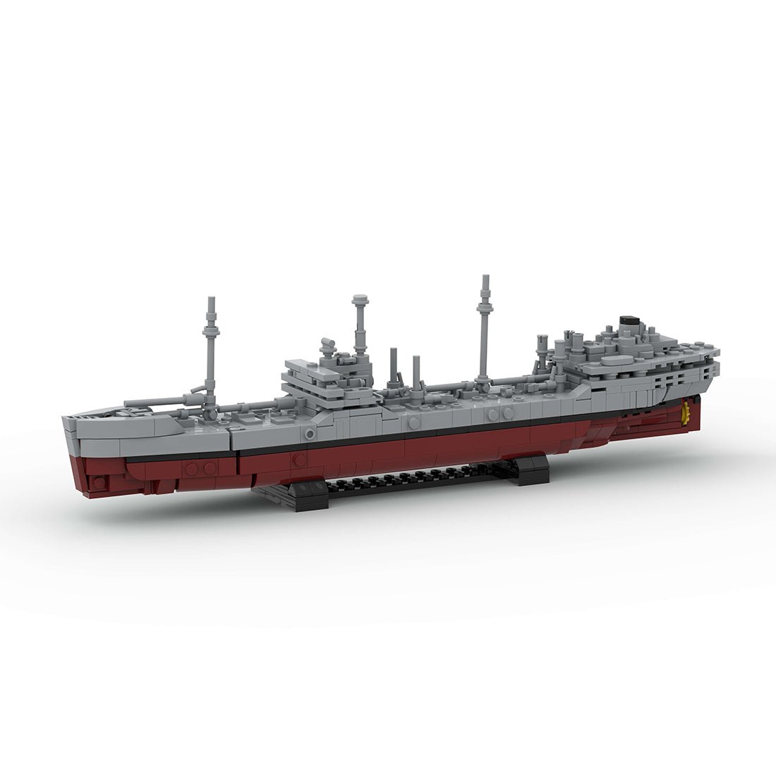 Militärischer MOC - T2 - Tanker im Maßstab 1:485 klemmbausteine - LesDiyLesDiy