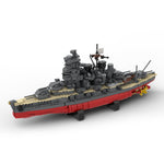 Mini - Schlachtschiff Bismarck Klemmbausteine - LesDiyLesDiy