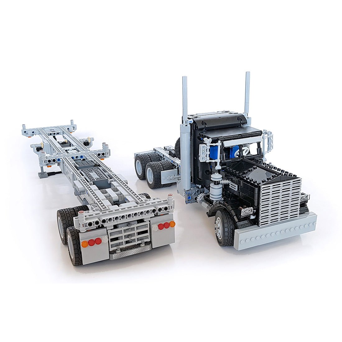 MOC - 100524 Kenworth W900 Klemmbausteine - LesDiyLesDiy