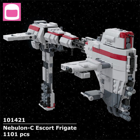 MOC - 101421 Nebulon - C Escort Frigate Klemmbausteine - LesDiyLesDiy