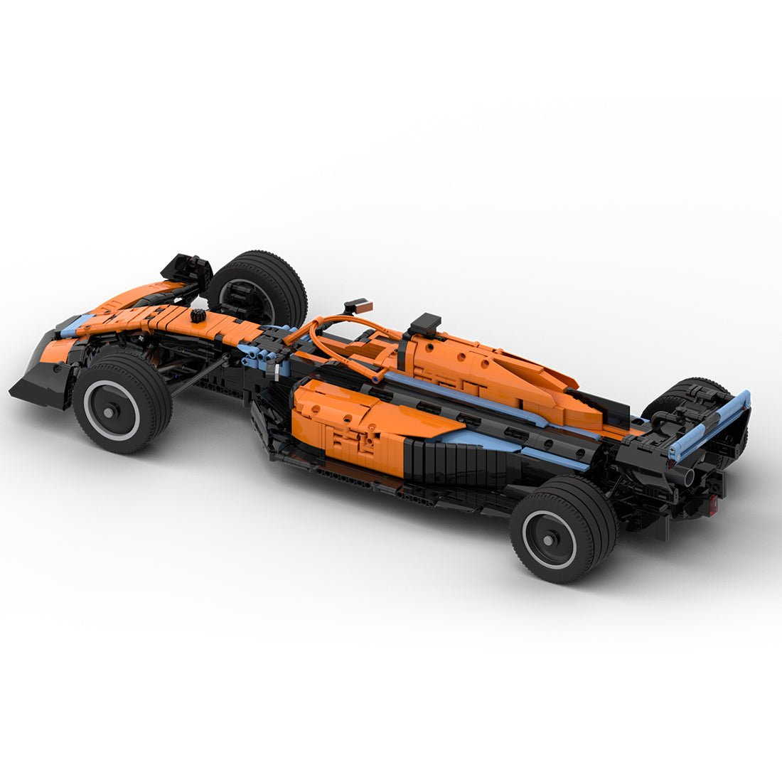 MOC - 101777 McLaren F1 MCL36 1:8 Scale Klemmbausteine - LesDiyLesDiy