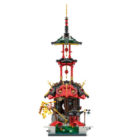 MOC - 101999 Ninjago City Garden Modification Klemmbausteine - LesDiyLesDiy