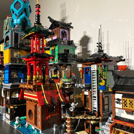 MOC - 101999 Ninjago City Garden Modification Klemmbausteine - LesDiyLesDiy