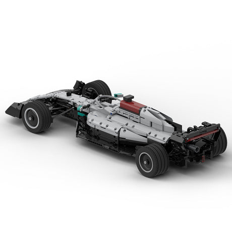 MOC - 102683 Mercedes F1 W13 1:8 Scale Klemmbausteine - LesDiyLesDiy