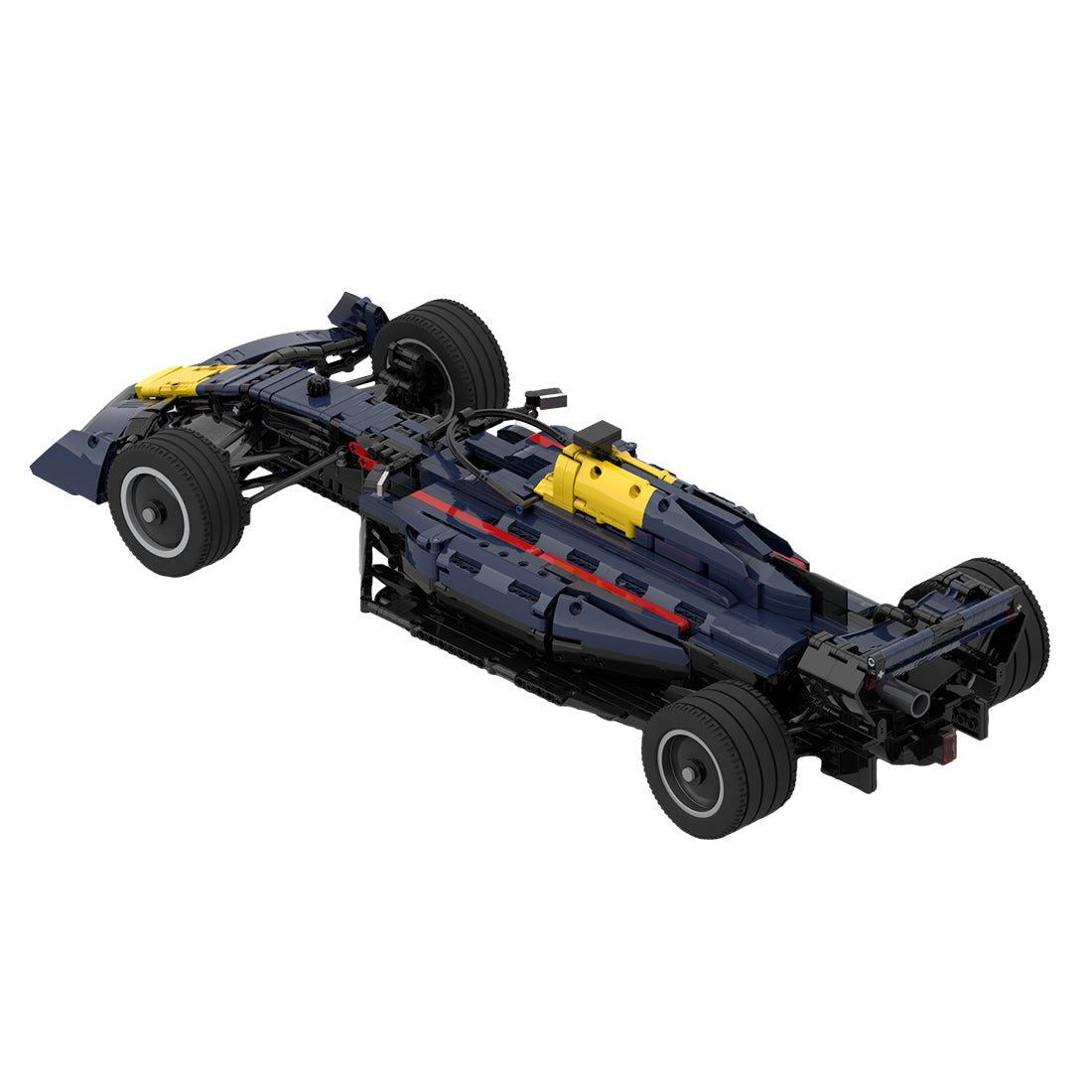 MOC - 104269 Red Bull F1 RB18 1:8 Scale Klemmbausteine - LesDiyLesDiy