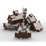 MOC - 104429, MOC - 103656, MOC - 96080, MOC - 98225, MOC - 95891 & MOC - 93063 Viking Village Klemmbausteine - LesDiyLesDiy