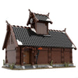 MOC - 104429 Viking God House Klemmbausteine - LesDiyLesDiy