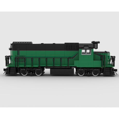 MOC - 104685 Burlington Northern GP15 Retro - Zug - LesDiyLesDiy