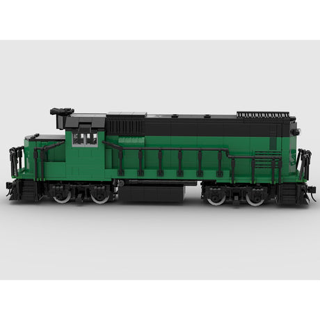 MOC - 104685 Burlington Northern GP15 Retro - Zug - LesDiyLesDiy