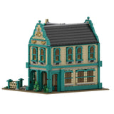 MOC - 105517 Colonial Bath House Klemmbausteine - LesDiyLesDiy