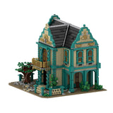 MOC - 105517 Colonial Bath House Klemmbausteine - LesDiyLesDiy