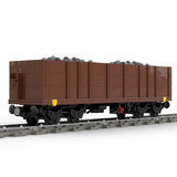 MOC - 105691 Open Goods Wagon 4 - axles (Eaos) Klemmbuateine - LesDiyLesDiy