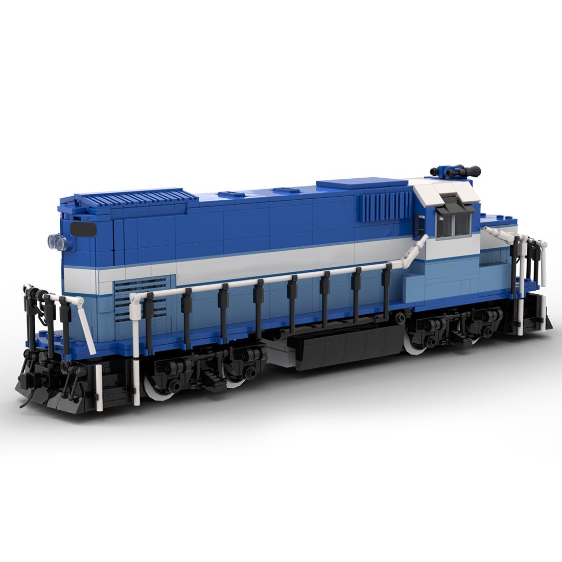 MOC - 105950 GP15 - Zug der Bay Coast Railroad - LesDiyLesDiy