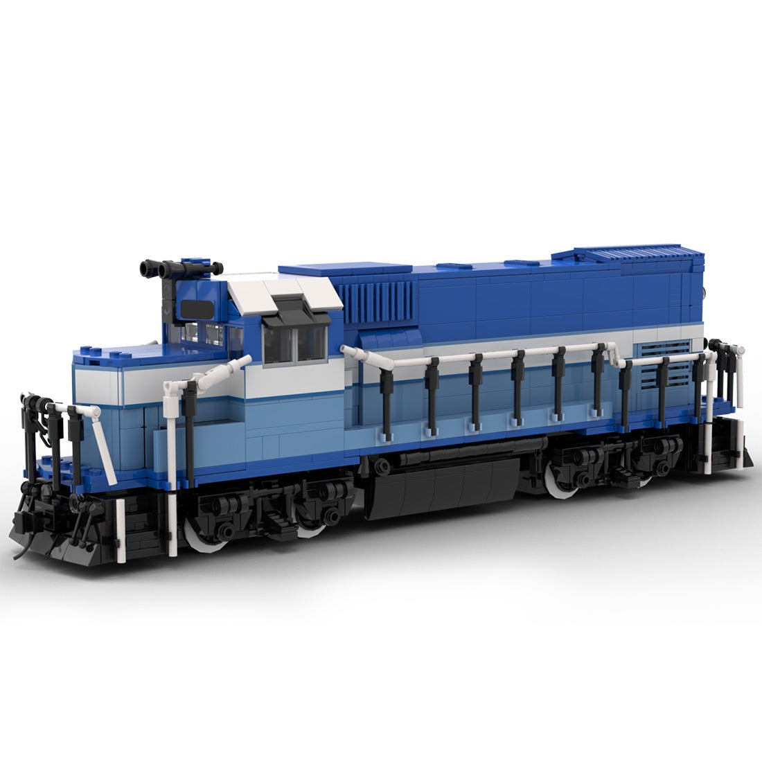 MOC - 105950 GP15 - Zug der Bay Coast Railroad - LesDiyLesDiy