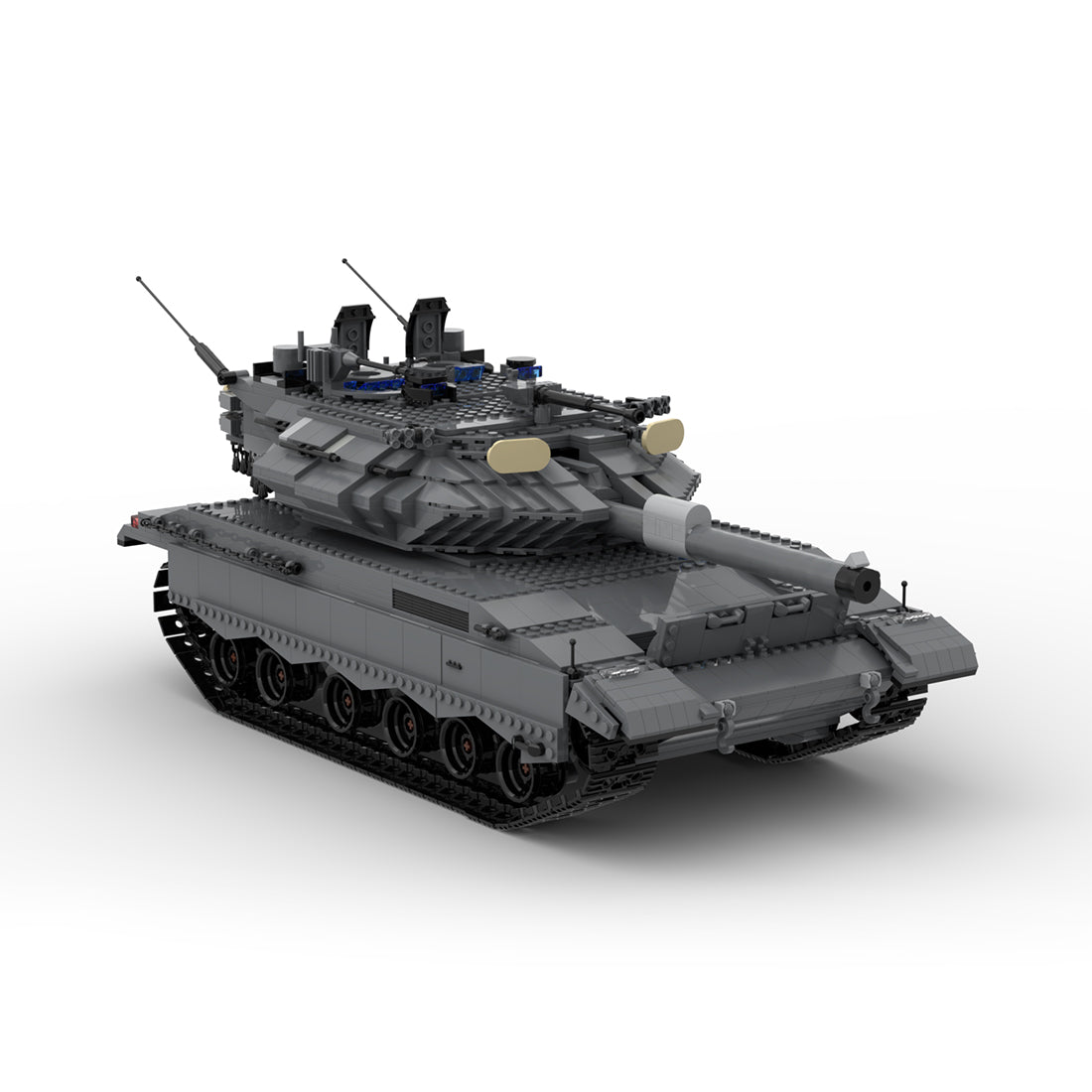 MOC - 108688 Merkava Mk4 Tank Klemmbausteine - LesDiyLesDiy