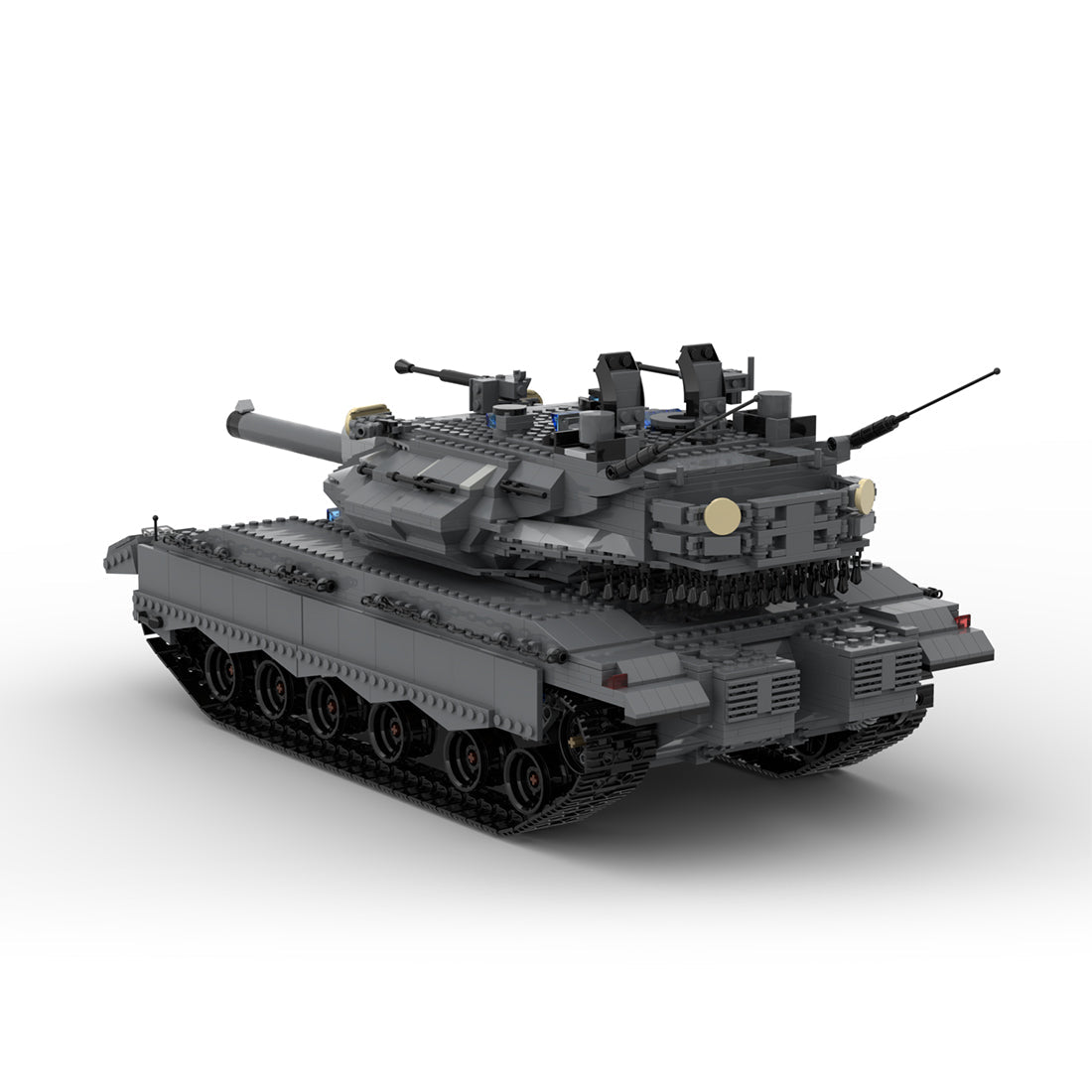 MOC - 108688 Merkava Mk4 Tank Klemmbausteine - LesDiyLesDiy