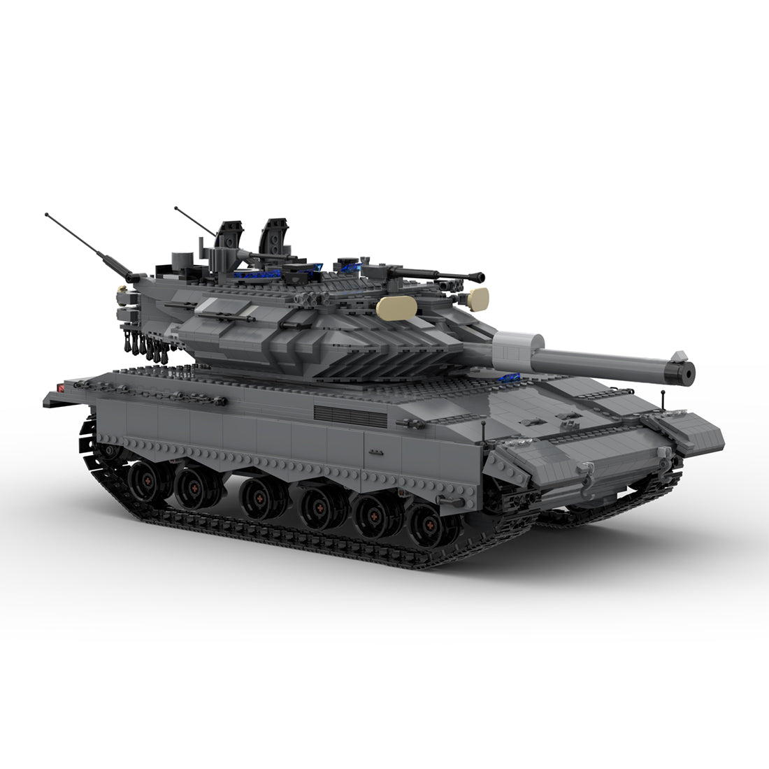 MOC - 108688 Merkava Mk4 Tank Klemmbausteine - LesDiyLesDiy