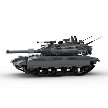 MOC - 108688 Merkava Mk4 Tank Klemmbausteine - LesDiyLesDiy