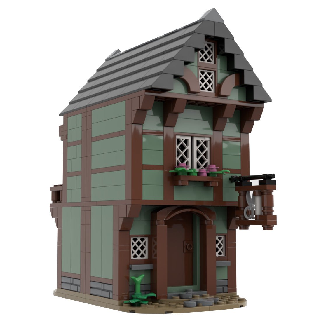 MOC - 109203 Medieval Alley's Inn - LesDiyLesDiy