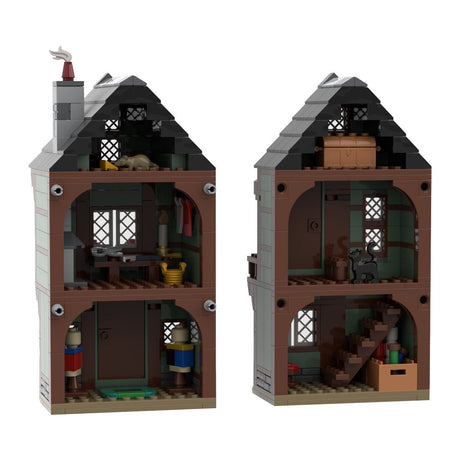 MOC - 109203 Medieval Alley's Inn - LesDiyLesDiy