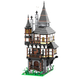 MOC - 109653 Medieval Tower House (Backdrop House) - LesDiyLesDiy