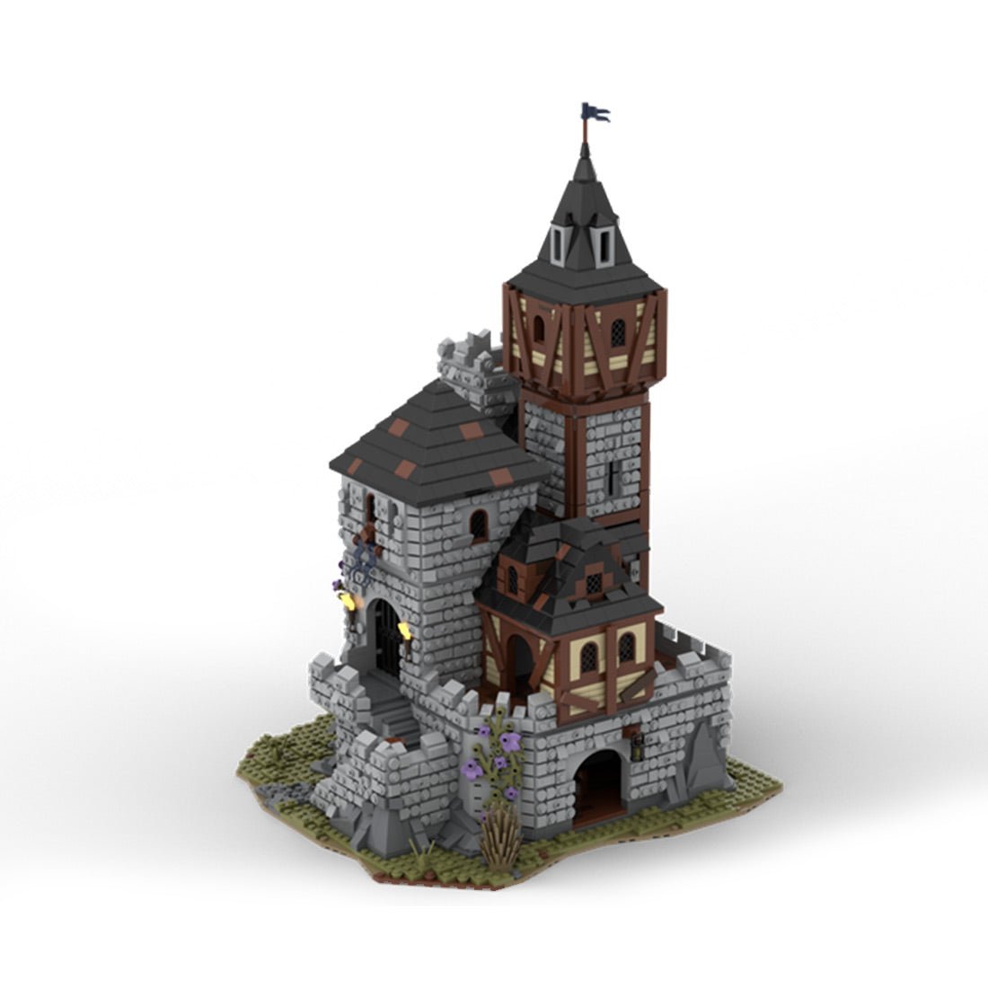 MOC - 109930 Medieval Castle Klemmbausteine - LesDiyLesDiy