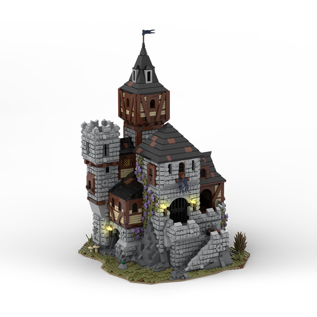 MOC - 109930 Medieval Castle Klemmbausteine - LesDiyLesDiy