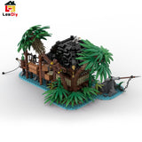 MOC - 110117 Piratenserie Piratenflucht Klemmbausteine - LesDiyLesDiy