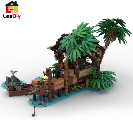 MOC - 110117 Piratenserie Piratenflucht Klemmbausteine - LesDiyLesDiy