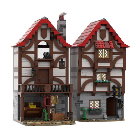 MOC - 110682 Medieval Alley's Inn - LesDiyLesDiy