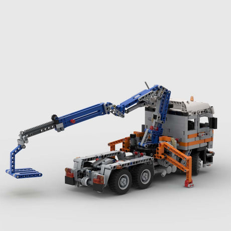 MOC - 111919 F2800 Traktor Kranwagen Klemmbausteine - LesDiyLesDiy