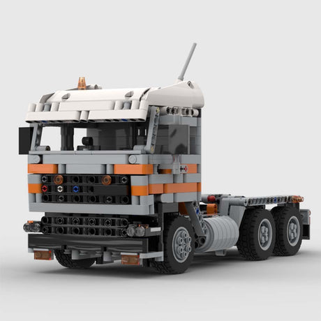 MOC - 111919 F2800 Traktor Kranwagen Klemmbausteine - LesDiyLesDiy