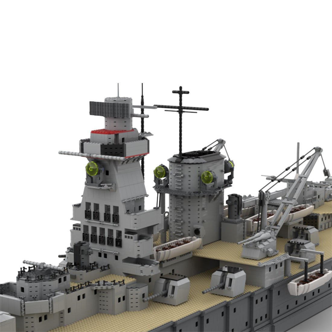 MOC - 112083 Admiral Graf Spee Klemmbausteine - LesDiyLesDiy