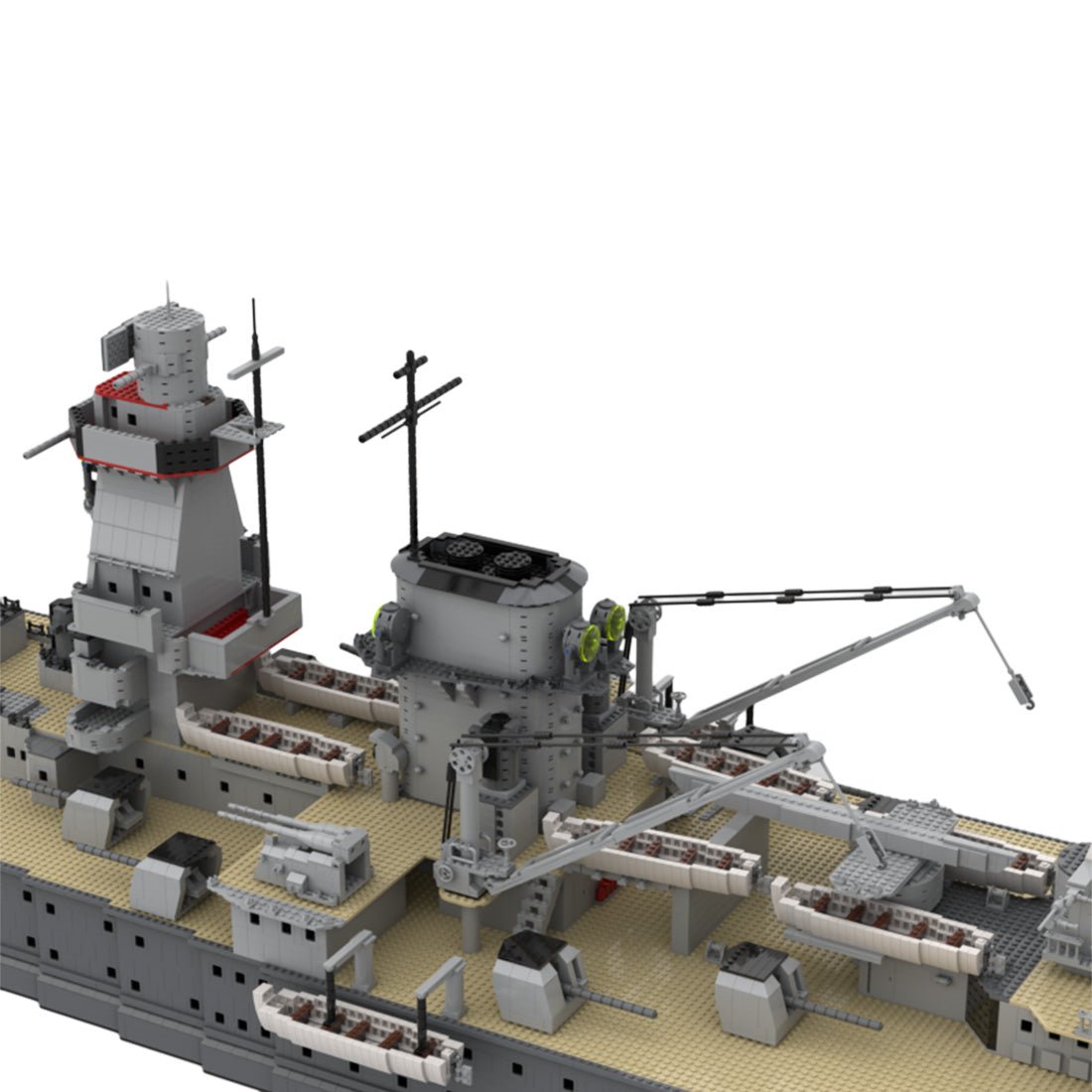 MOC - 112083 Admiral Graf Spee Klemmbausteine - LesDiyLesDiy