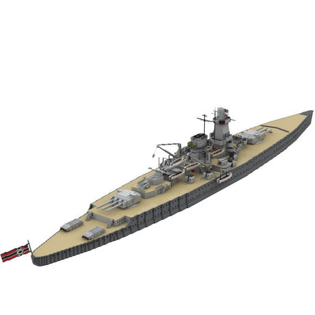 MOC - 112083 Admiral Graf Spee Klemmbausteine - LesDiyLesDiy