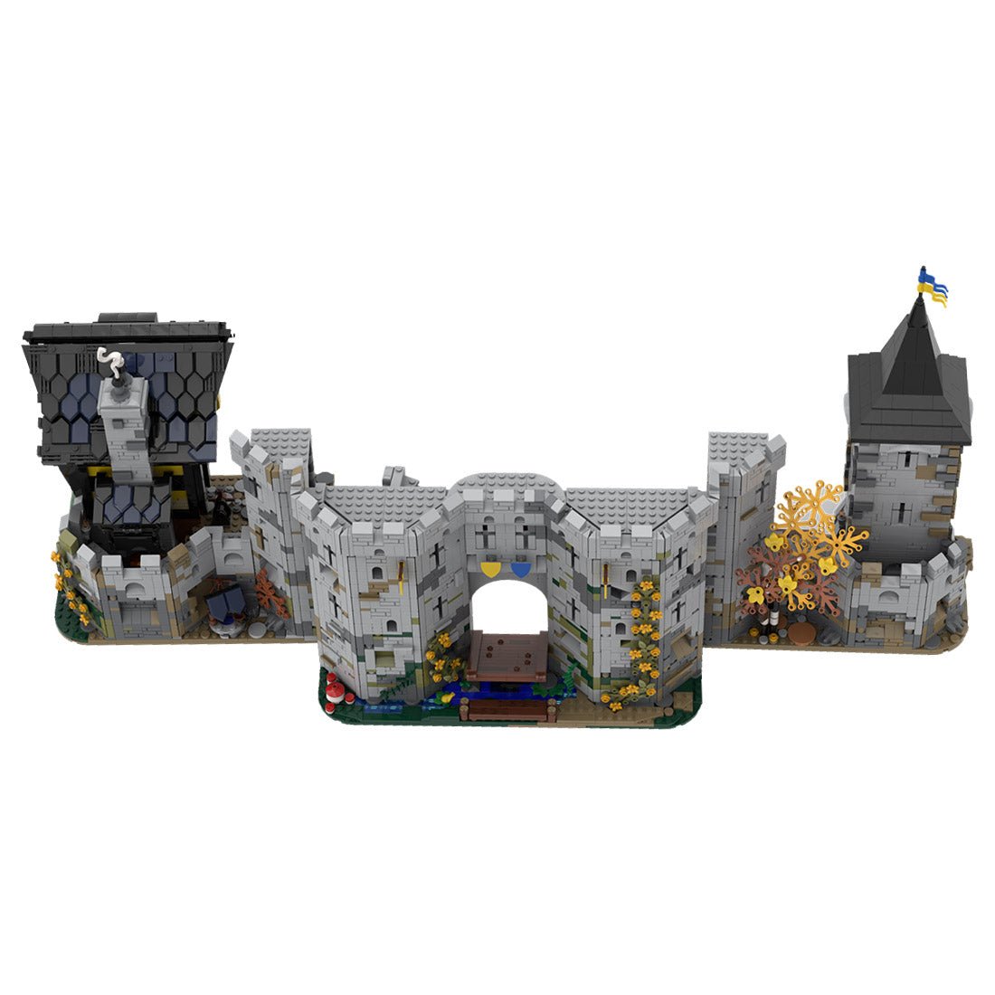 MOC - 113094 Black Falcon's Fortress Anno 2022 Klemmbausteine - LesDiyLesDiy