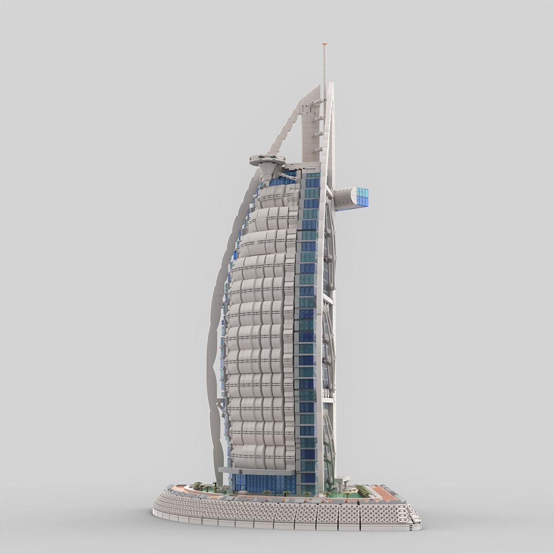 MOC - 113482 Burj Al Arab Klemmbausteine - LesDiyLesDiy