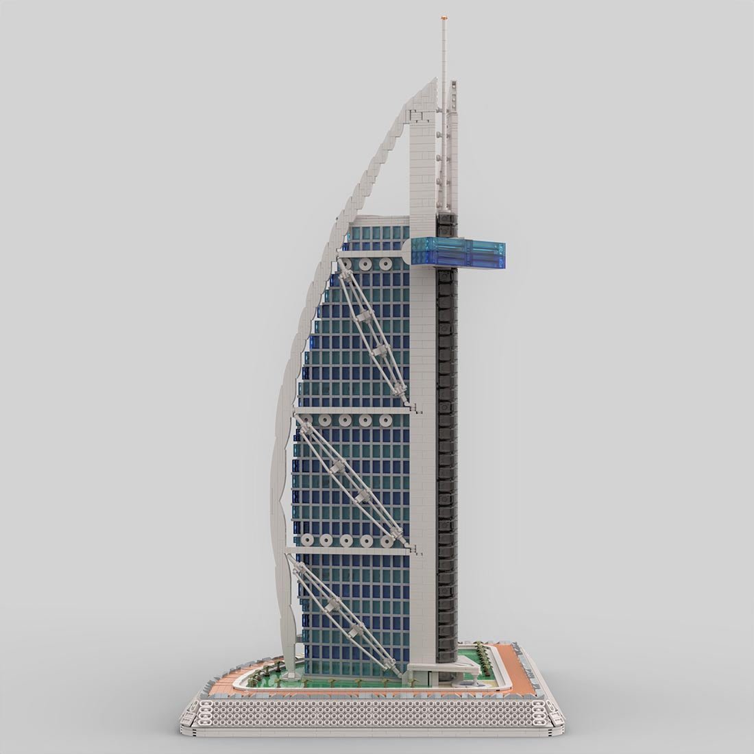 MOC - 113482 Burj Al Arab Klemmbausteine - LesDiyLesDiy