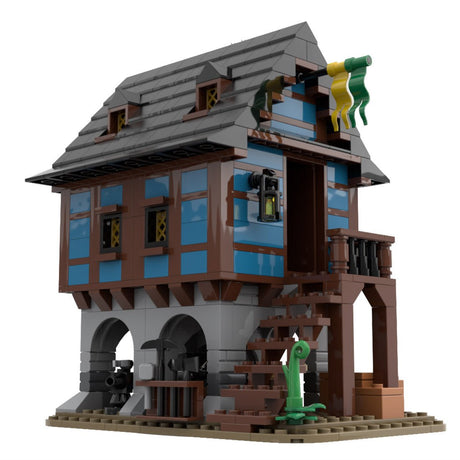 MOC - 113518 Medieval Theme Alley's Blacksmith - LesDiyLesDiy